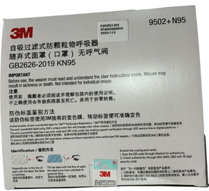3M 9502+ NIOSH N95 Headwrap - (50 pieces at $2.59/Respirator) CDC Approved - KN95 Respirator Masks For Sale